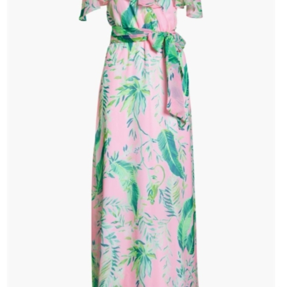 Lily Pulitzer Chipoiserie Dress. - Picture 4 of 8